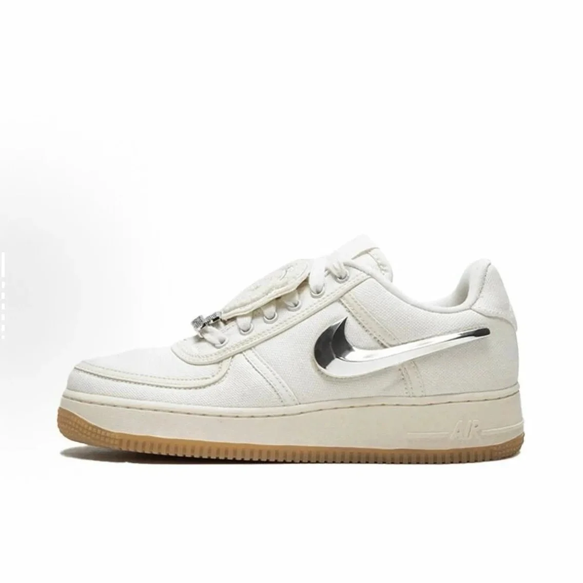Nike Nike Air Force 1 Low Cream Metallic/Gum Sneakers Beige