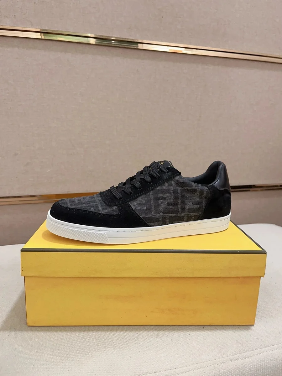Fendi Fendi FF Monogram Black Sneakers Black