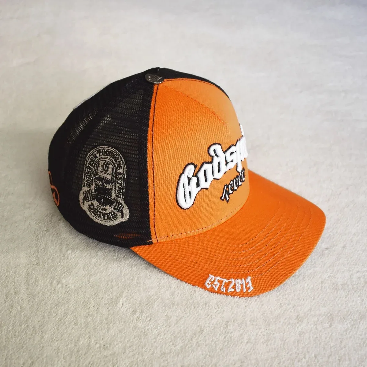 Godspeed Godspeed GS002 Black & Orange Trucker Cap Orange - 1