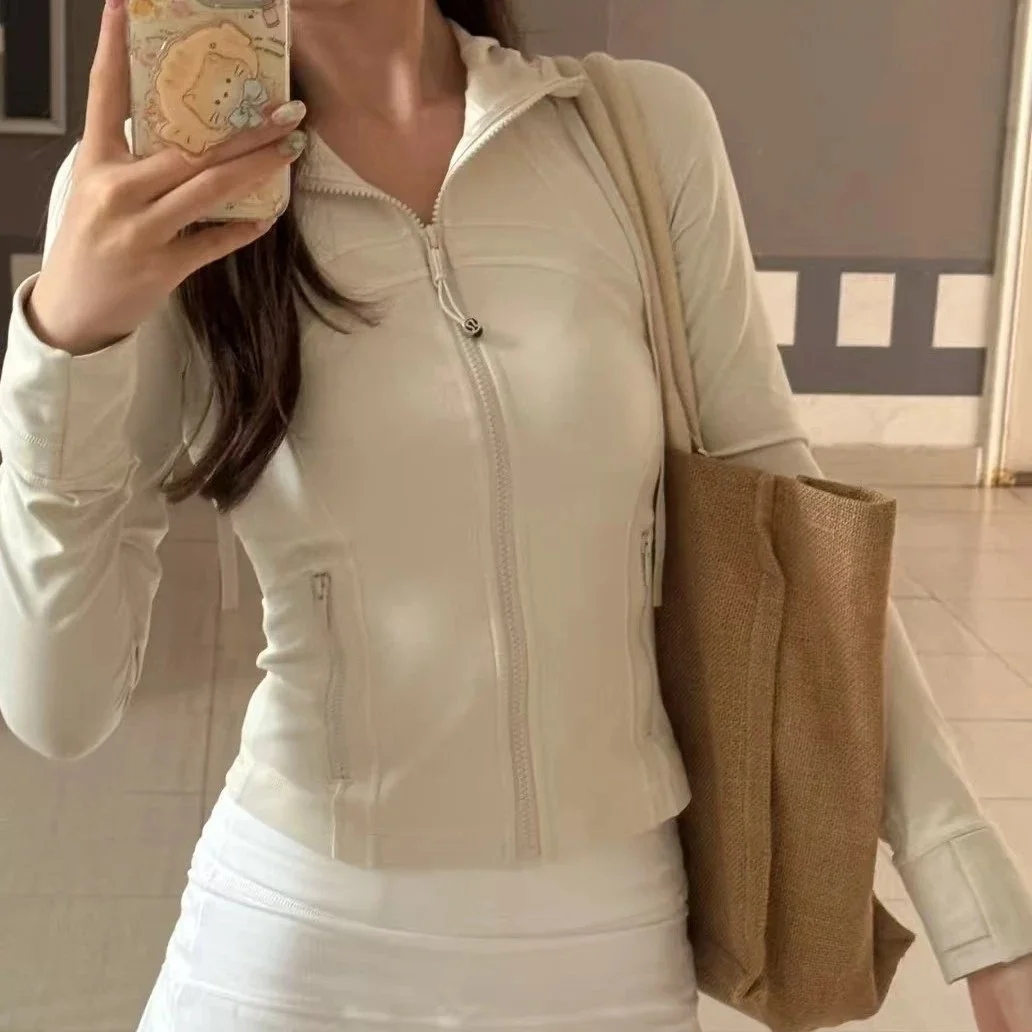 Lululemon Lululemon Wunder Under White Jacket White