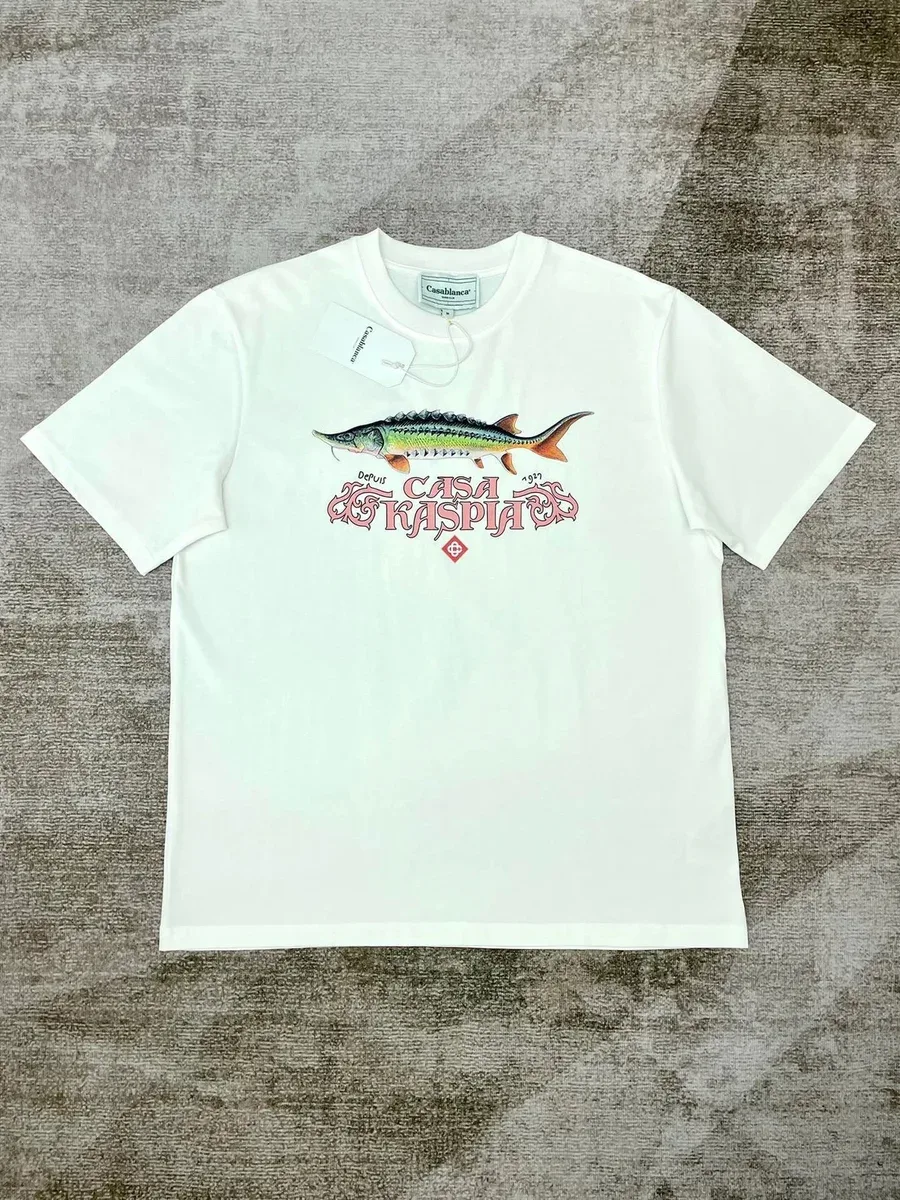 Casablanca Casablanca Casa Kaspia White T-Shirt White - 1