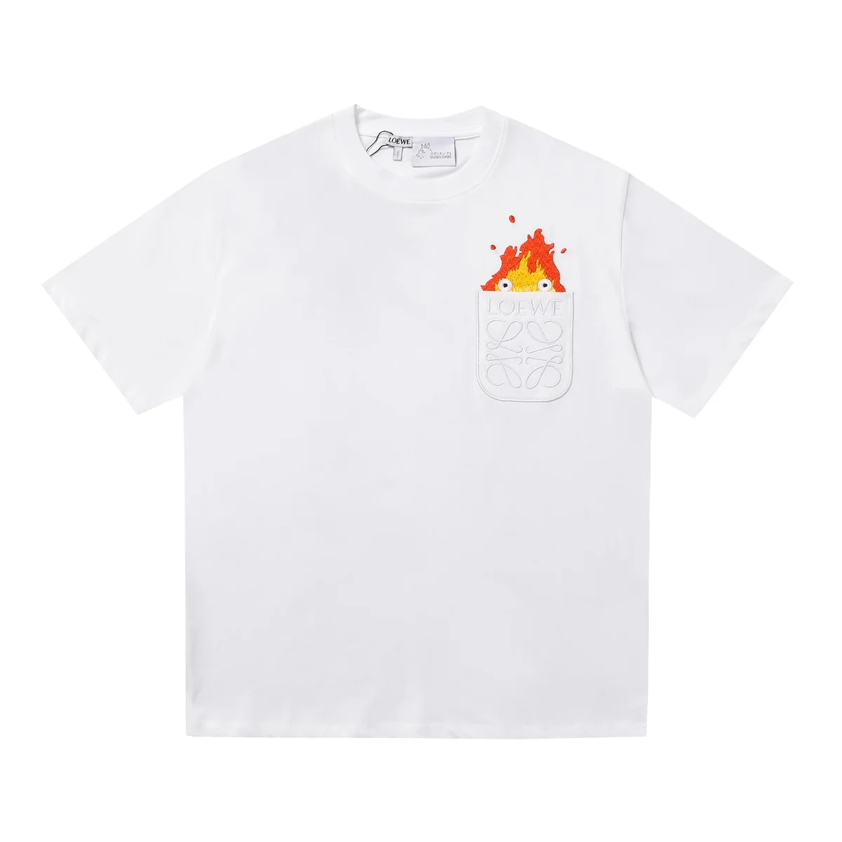 Loewe Loewe Cai Guo T-Shirt White Casual White - 1
