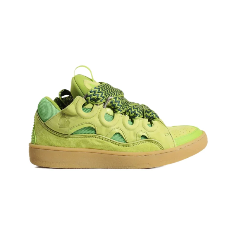 Evisu Evisu Seagull Lime Green/Beige Sneaker Green - 1