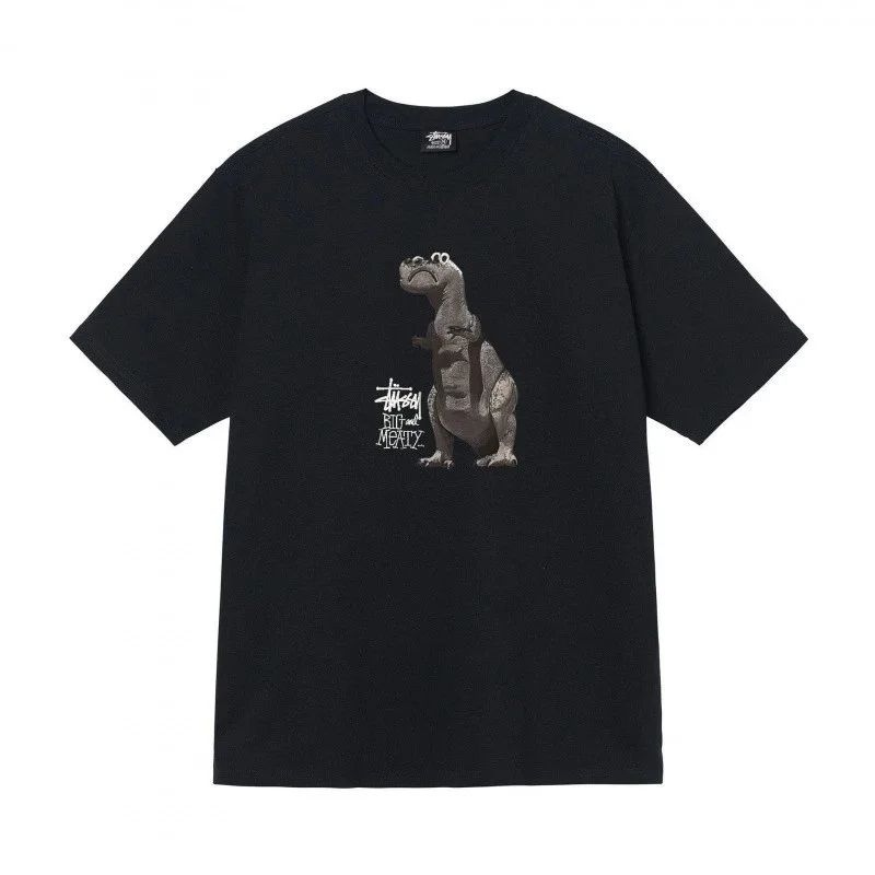 Stussy Stussy Black Dinosaur T-Shirt Black - 1