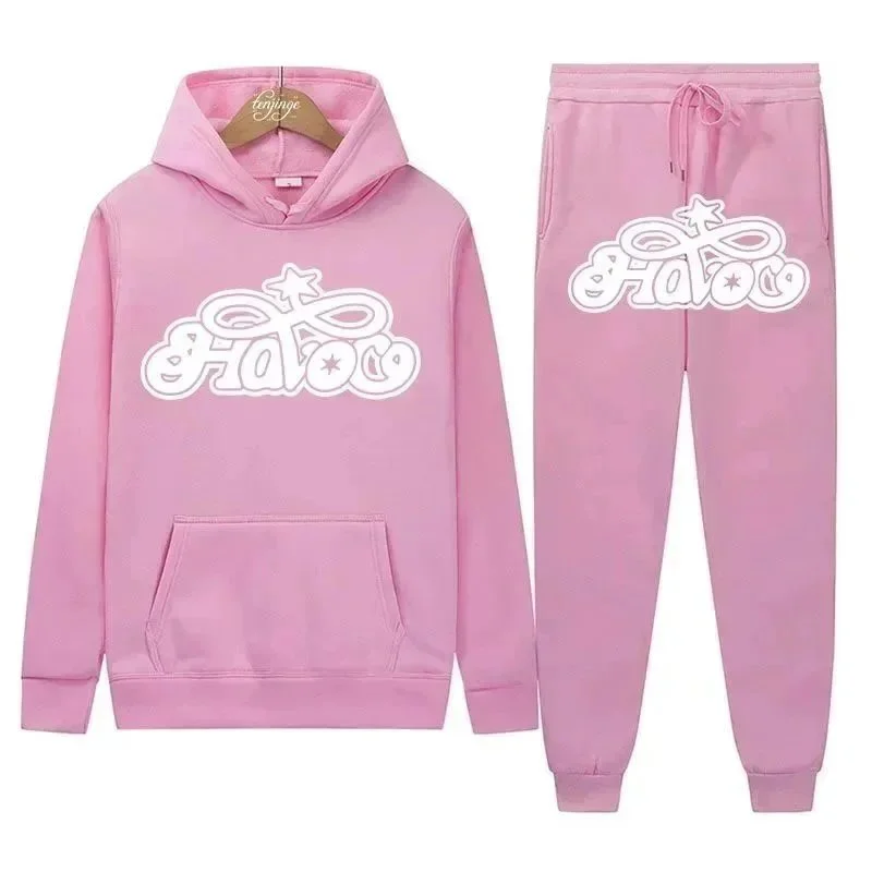 Other Pink Havoc Hoodie & Joggers Set DD-11 Pink - 1