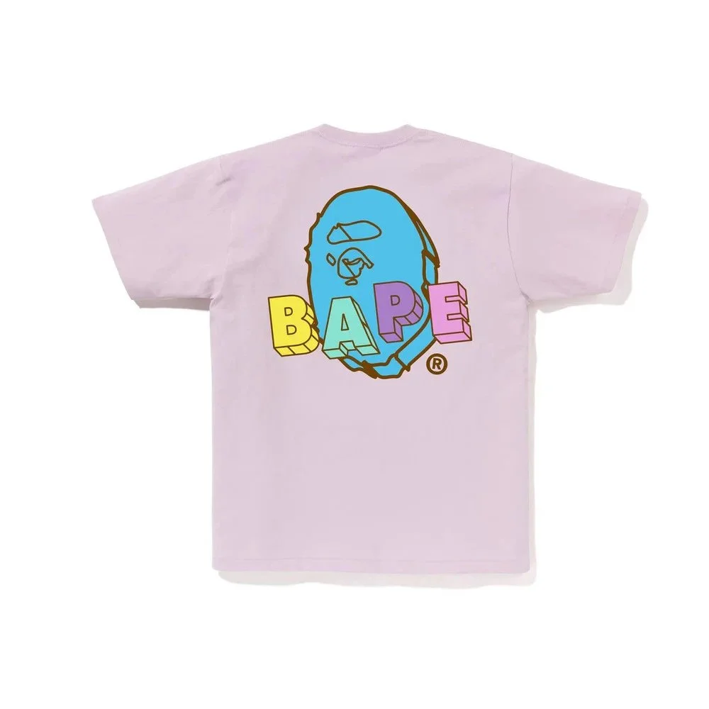 A Bathing Ape A Bathing Ape BAPE STA Pastel Pink T-Shirt Pink - 1