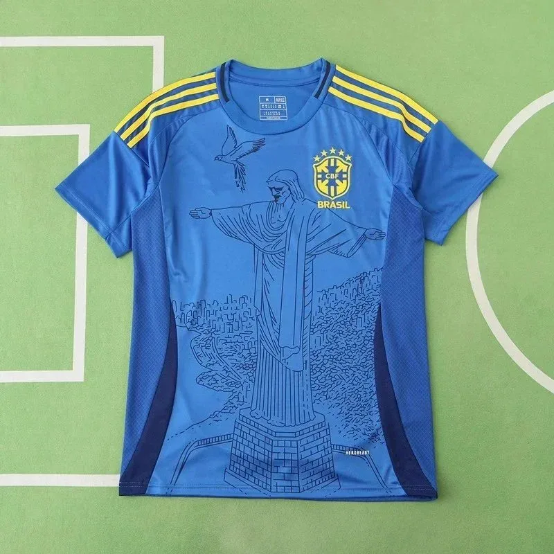 Adidas Adidas Classic Football Brazil Jersey Blue Blue - 1