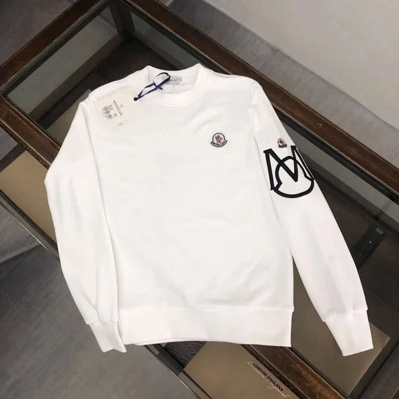 Moncler Moncler White Logo Sweatshirt White
