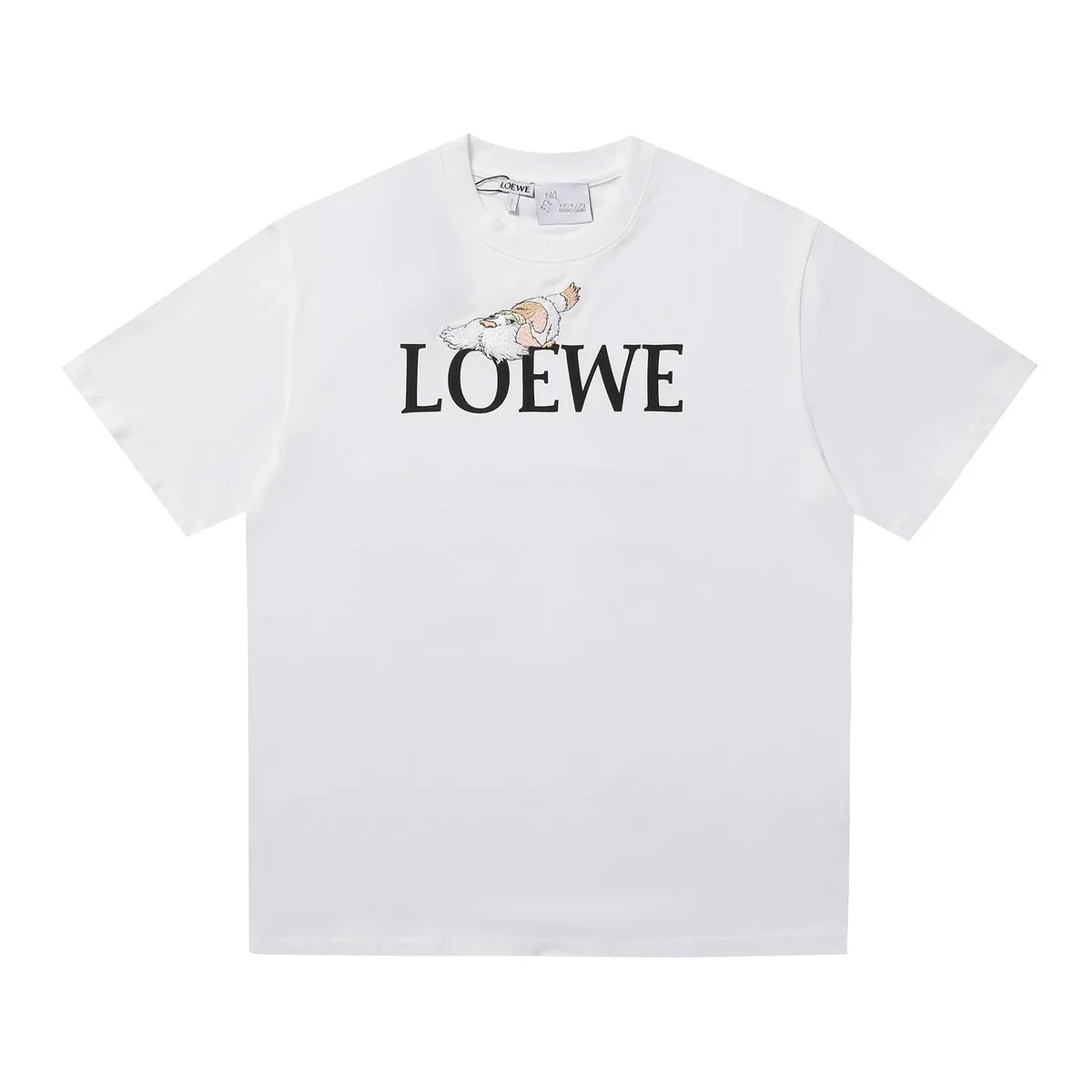 Loewe Loewe White Logo Graphic T-Shirt White