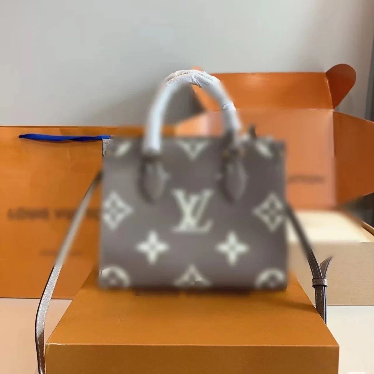Louis Vuitton Louis Vuitton Speedy Khaki Handbag Beige