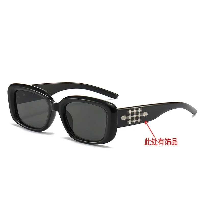 Chrome Hearts Chrome Hearts Cross Black/Silver Sunglasses Black
