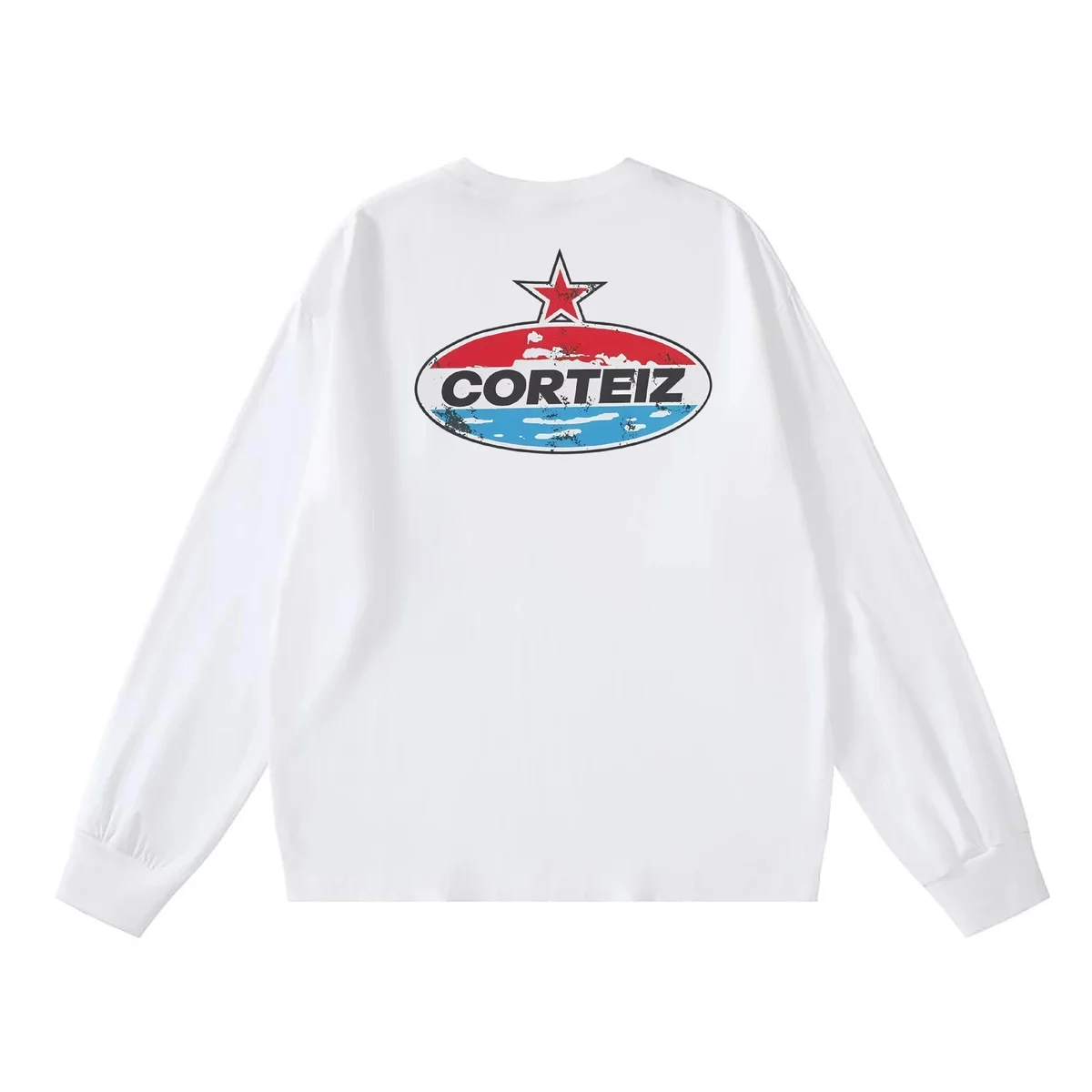 Corteiz Corteiz RTW White Long Sleeve T-Shirt White - 1
