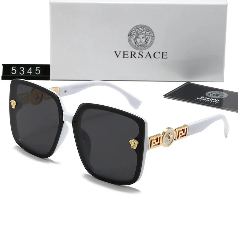 Versace Versace Classic Logo Medusa Black & White Sunglasses Black