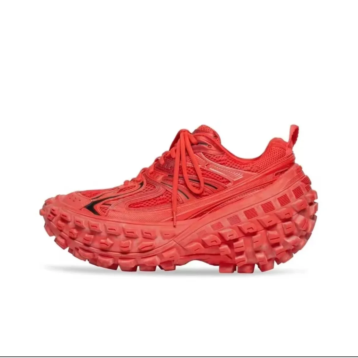 Balenciaga Balenciaga Triple S XA Paris Tire Red Sneakers Red - 1