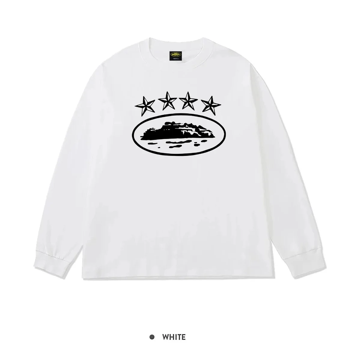 Other White Long Sleeve Graphic Tee White - 1