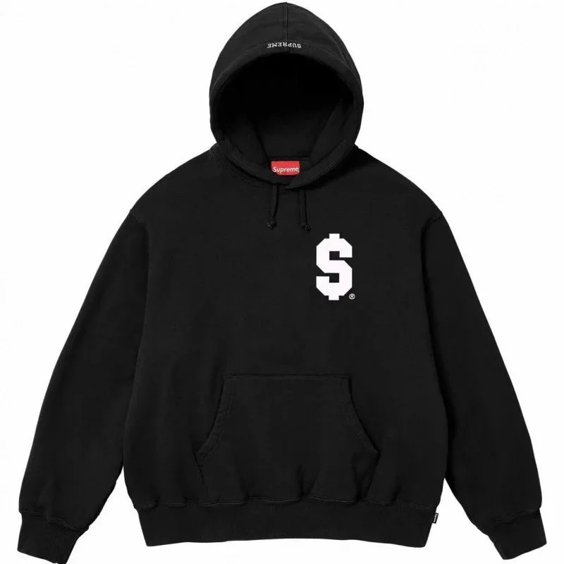 Supreme Supreme Dollar Sign Hoodie Black Black - 1