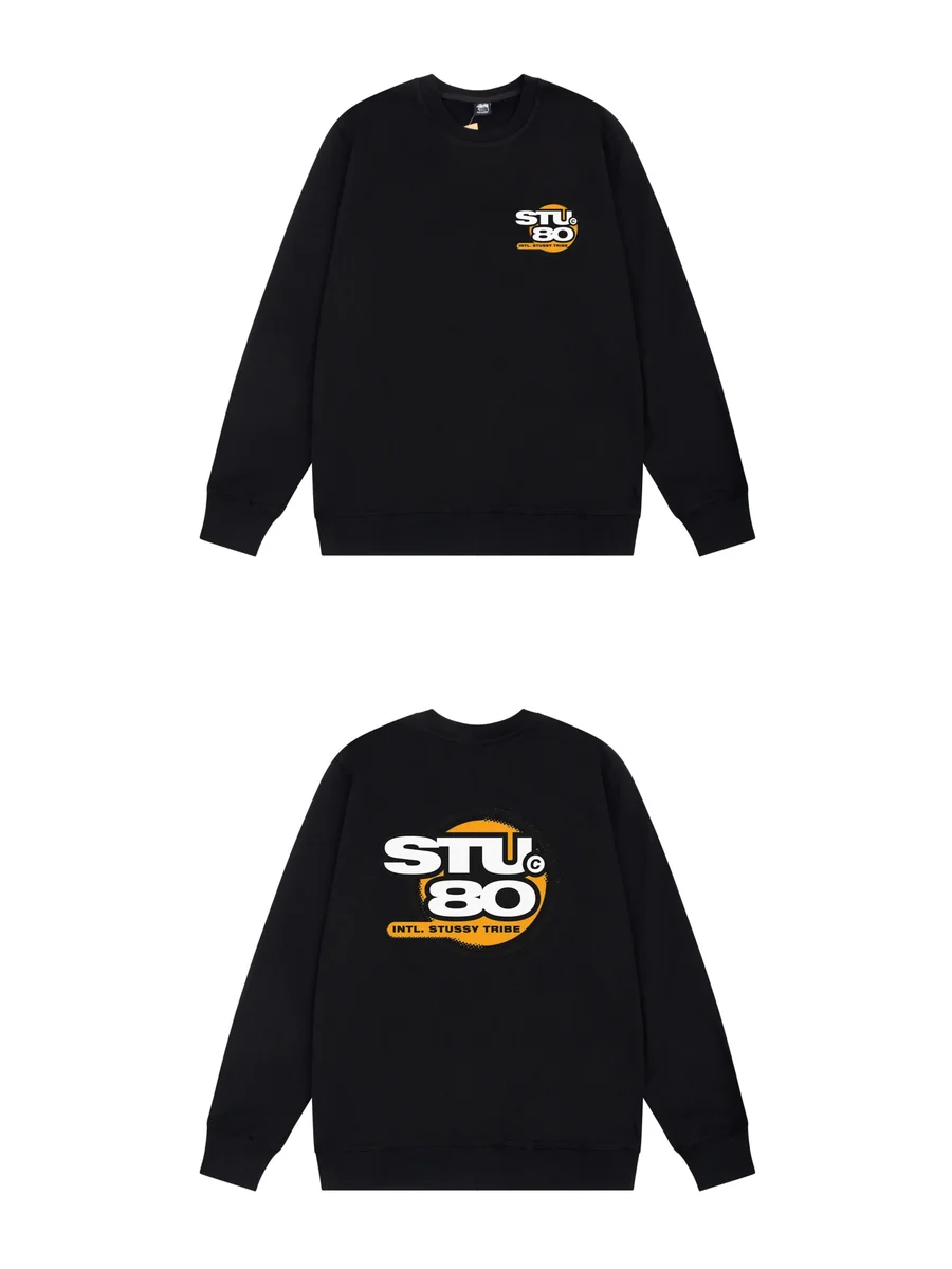 Stussy Stussy STU 80 Black Sweatshirt Black - 1