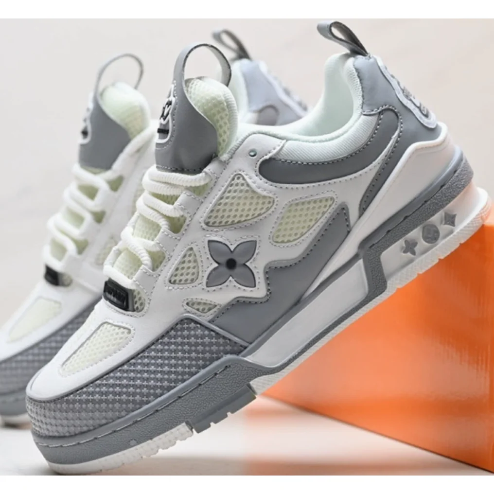 Louis Vuitton Louis Vuitton LV Trainer White/Grey Sneakers White