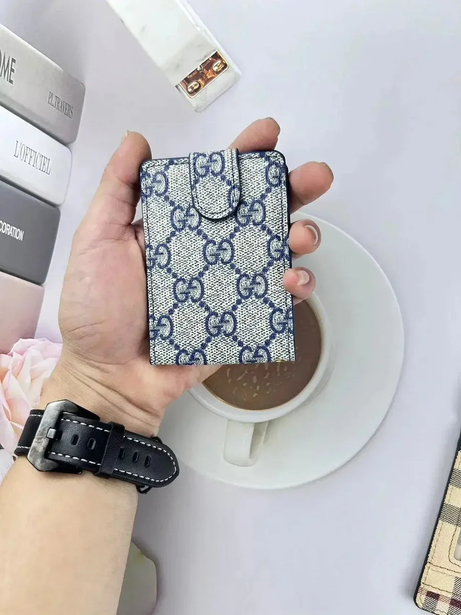 Gucci Gucci GG Supreme Card Holder White/Blue White - 1
