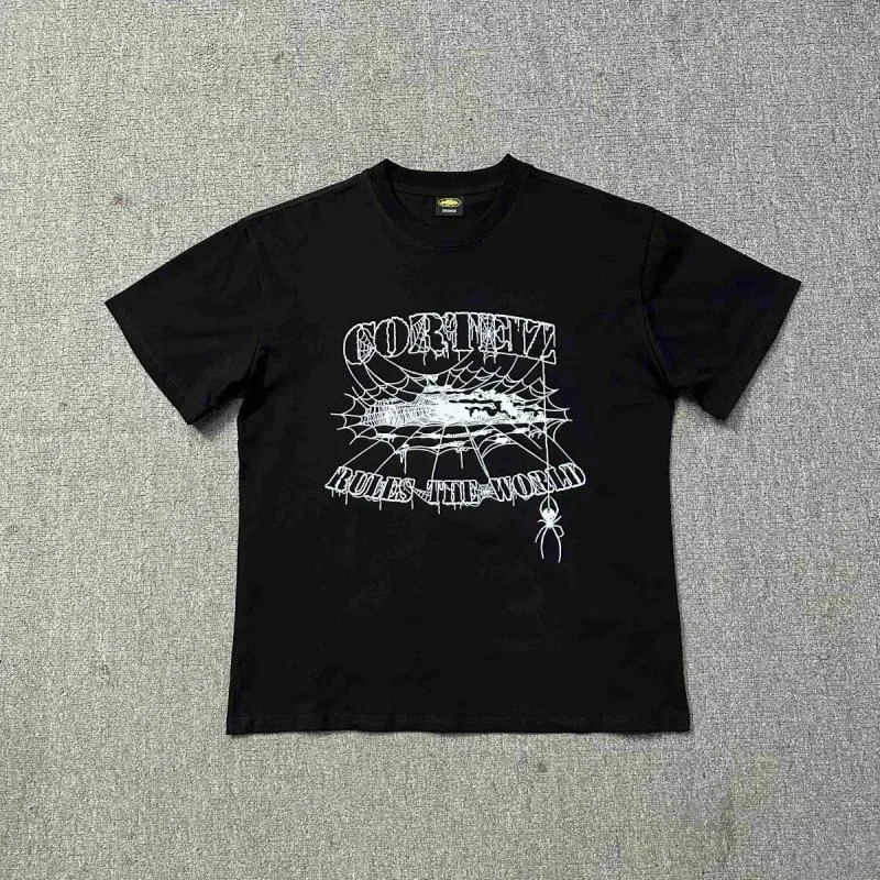 Corteiz Corteiz Rules the World Black T-Shirt Black - 1