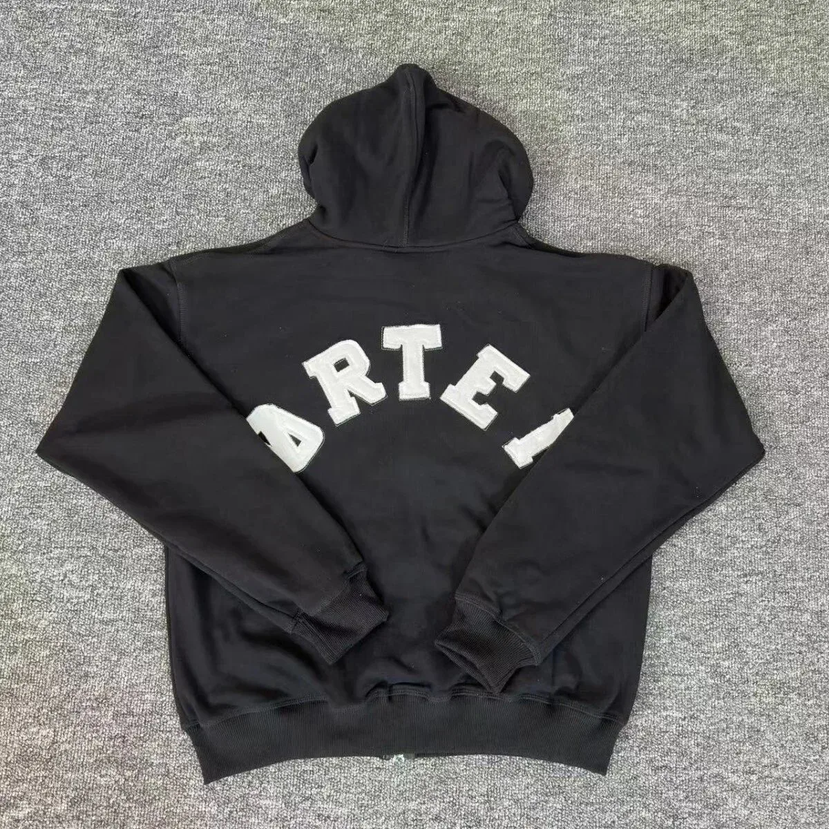 Arte Arte 766 Black Zip-Up Hoodie Black - 1