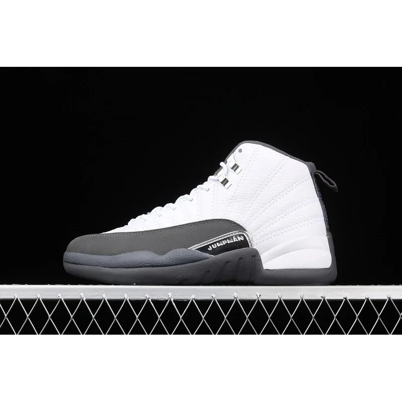 Jordan Air Jordan 12 White/Black Sneakers White - 1