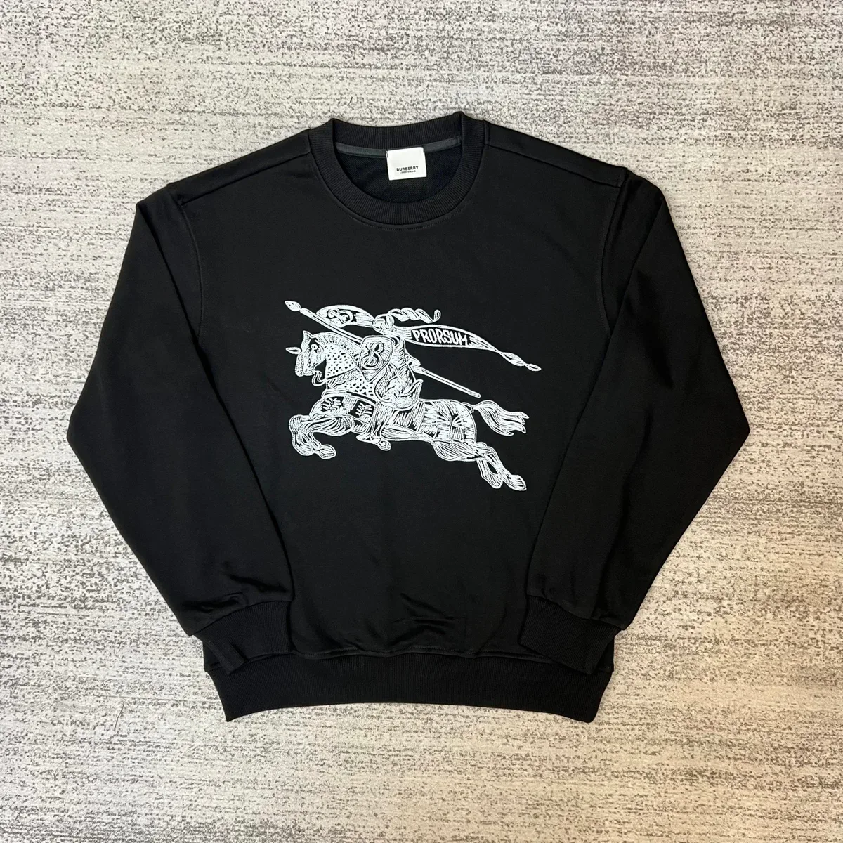 Burberry Burberry Knight Black/White Sweatshirt Black