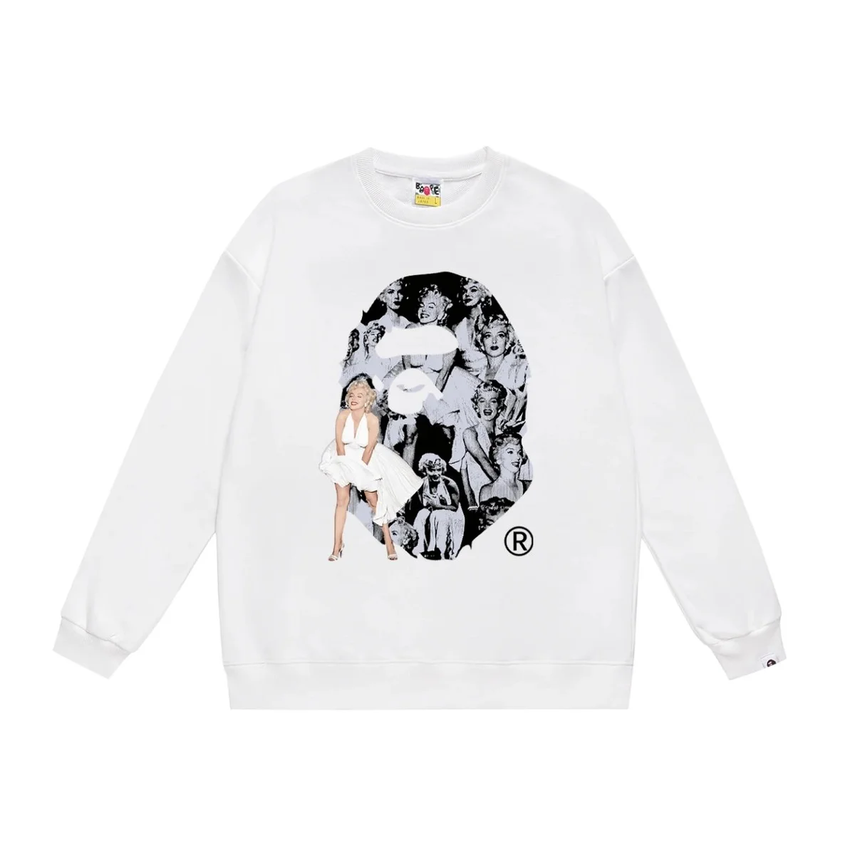 A Bathing Ape A Bathing Ape BAPE STA Marilyn White Sweatshirt White - 1