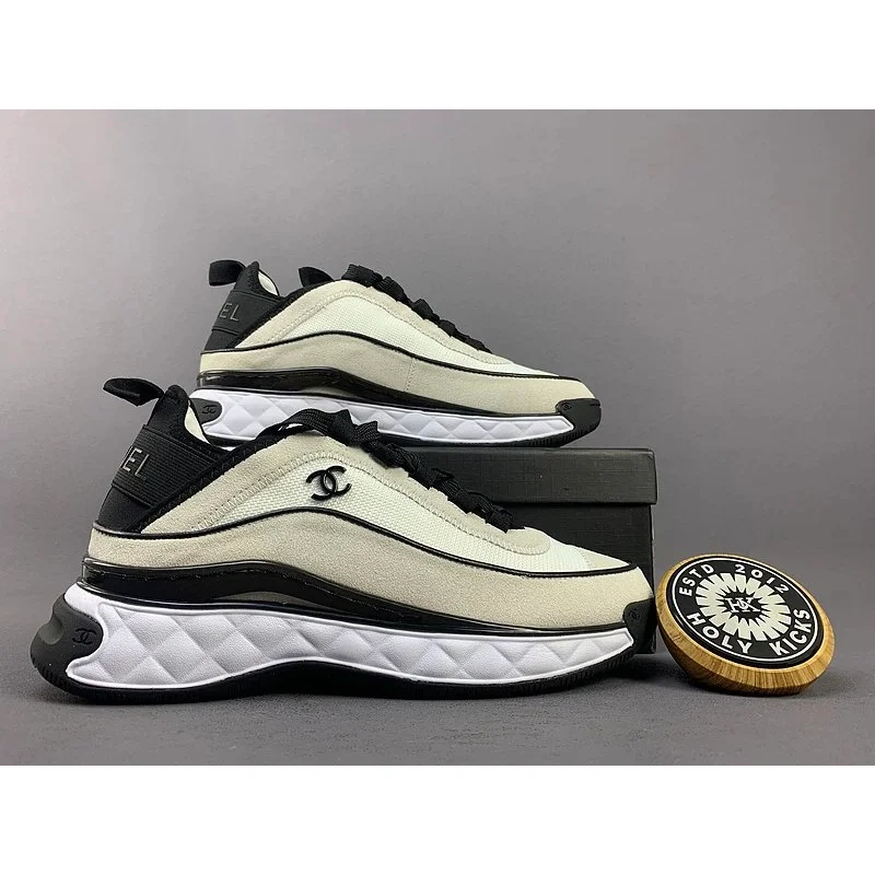 Chanel Runners Scarpe da ginnastica bianche/nere