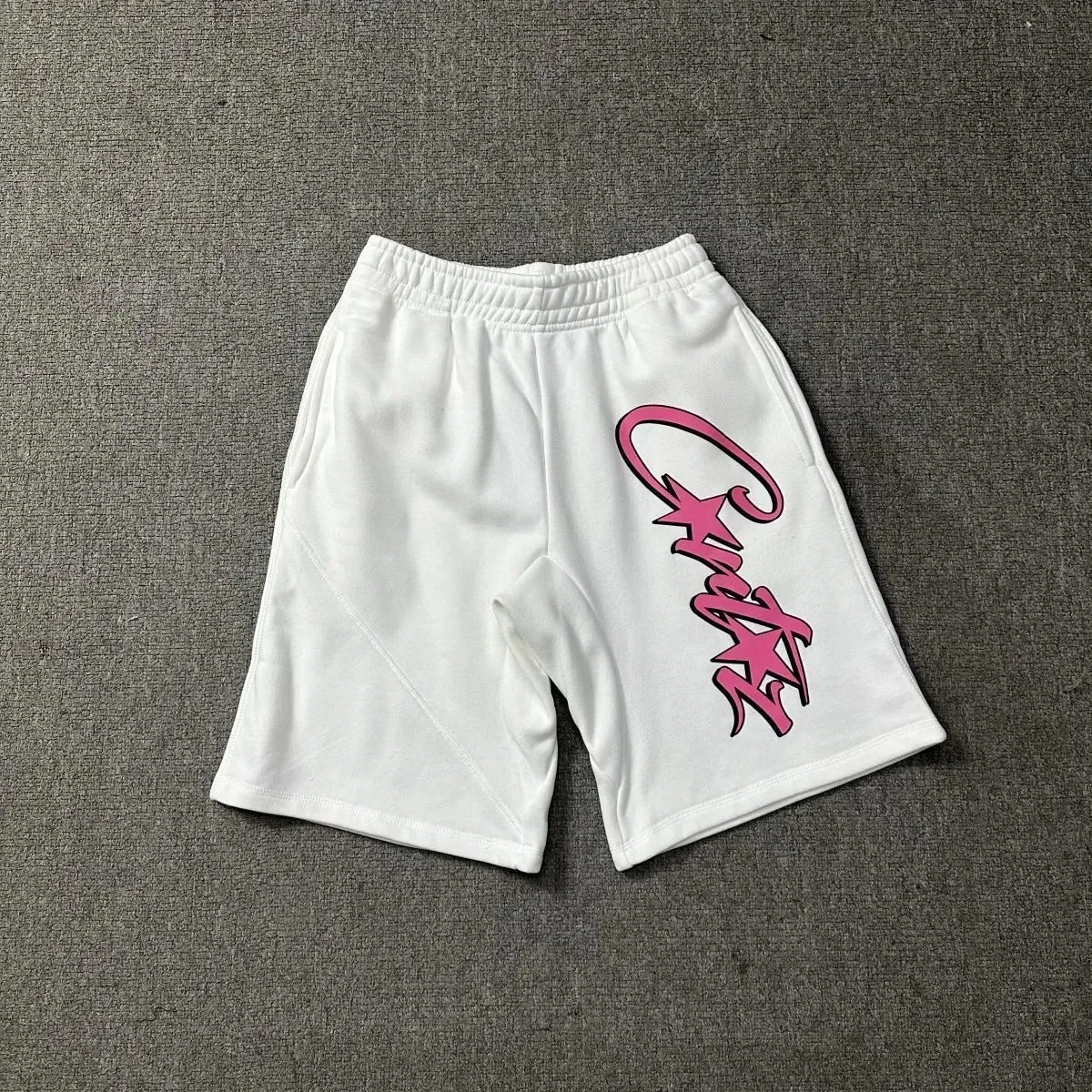 Other White 'Girlz' Printed Shorts White - 1