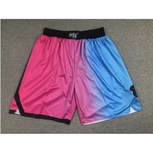 Maison Mihara Yasuhiro Mihara Yasuhiro Pink/Blue Gradient Shorts Multicolor