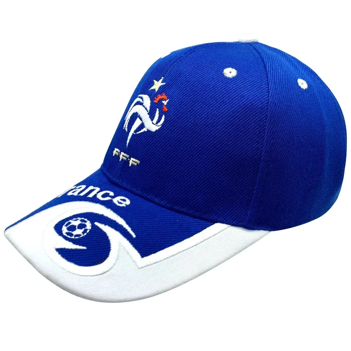 Other France Football Cap 05 Royal Blue/White Headwear Blue - 1