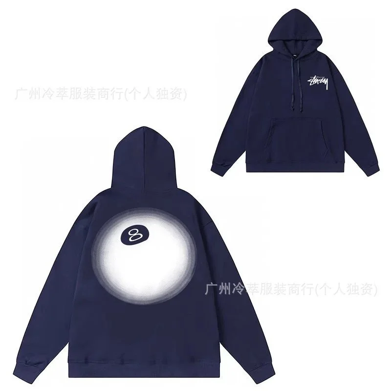 Stussy Stussy 8 Ball Navy Hoodie Navy - 1