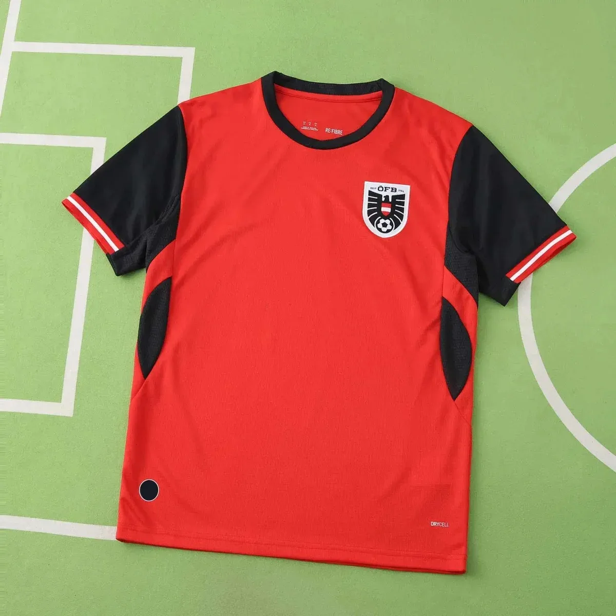 Adidas Adidas Classic Football Austria Jersey Red/Black Red - 1
