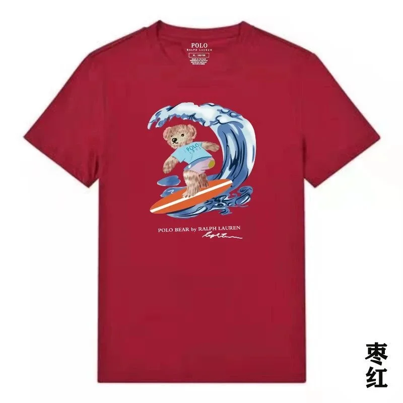 Polo Ralph Lauren Polo Ralph Lauren Polo Bear T-Shirt Red Bear Surfing Red - 1