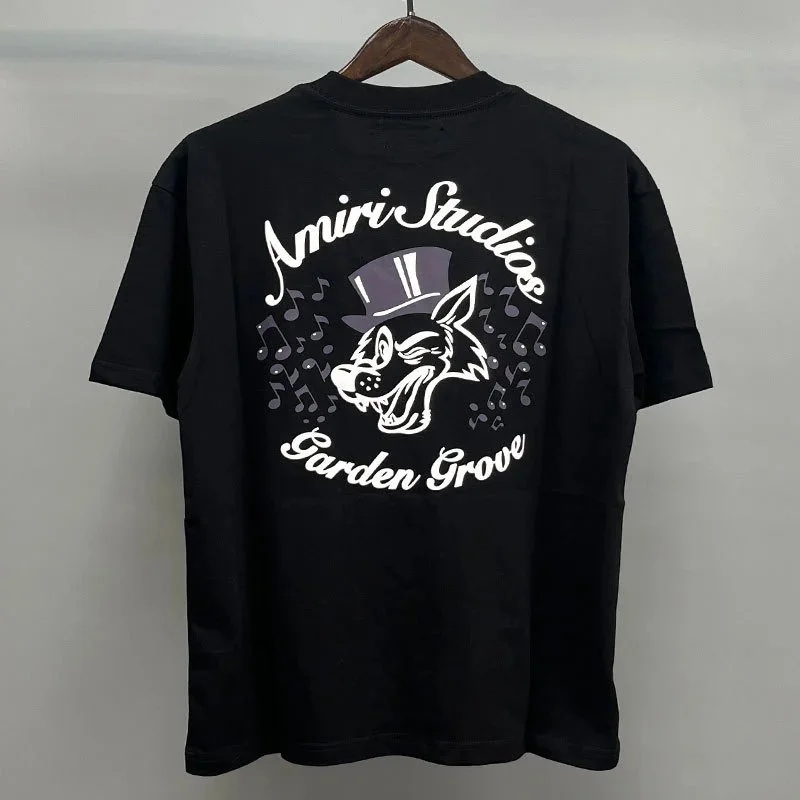 Amiri Amiri Garden Grove Black T-Shirt Black - 1