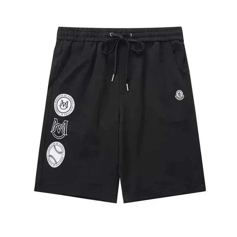 Moncler Moncler Multi-Logo Black Shorts Black