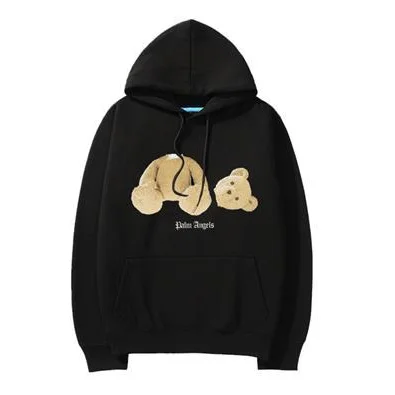 Palace Palace Bear Black Hoodie Black - 1