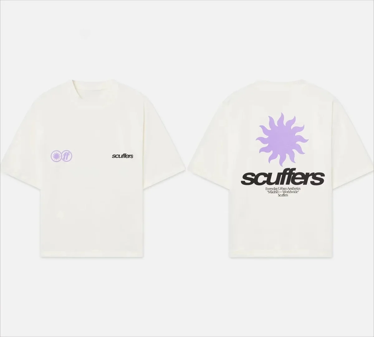 Scuffers Scuffers Everyday Urban Aesthetics White T-Shirt White - 1