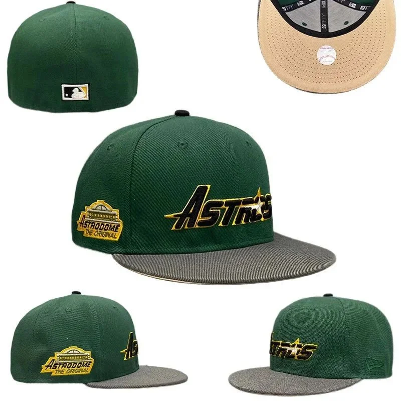 New Era New Era 59FIFTY Green/Grey Astros Fitted Cap Green