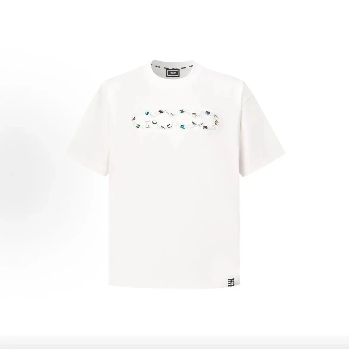 Other White Embellished Graphic T-Shirt White - 1