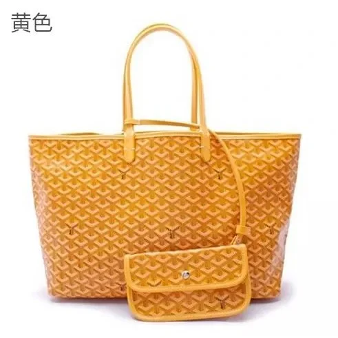 Goyard Goyard YARD Yellow Monogram Tote Bag Yellow - 1