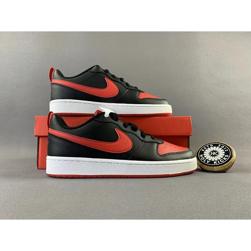 Nike Nike Court Borough Low '07 Black/Red Sneakers Black - 1