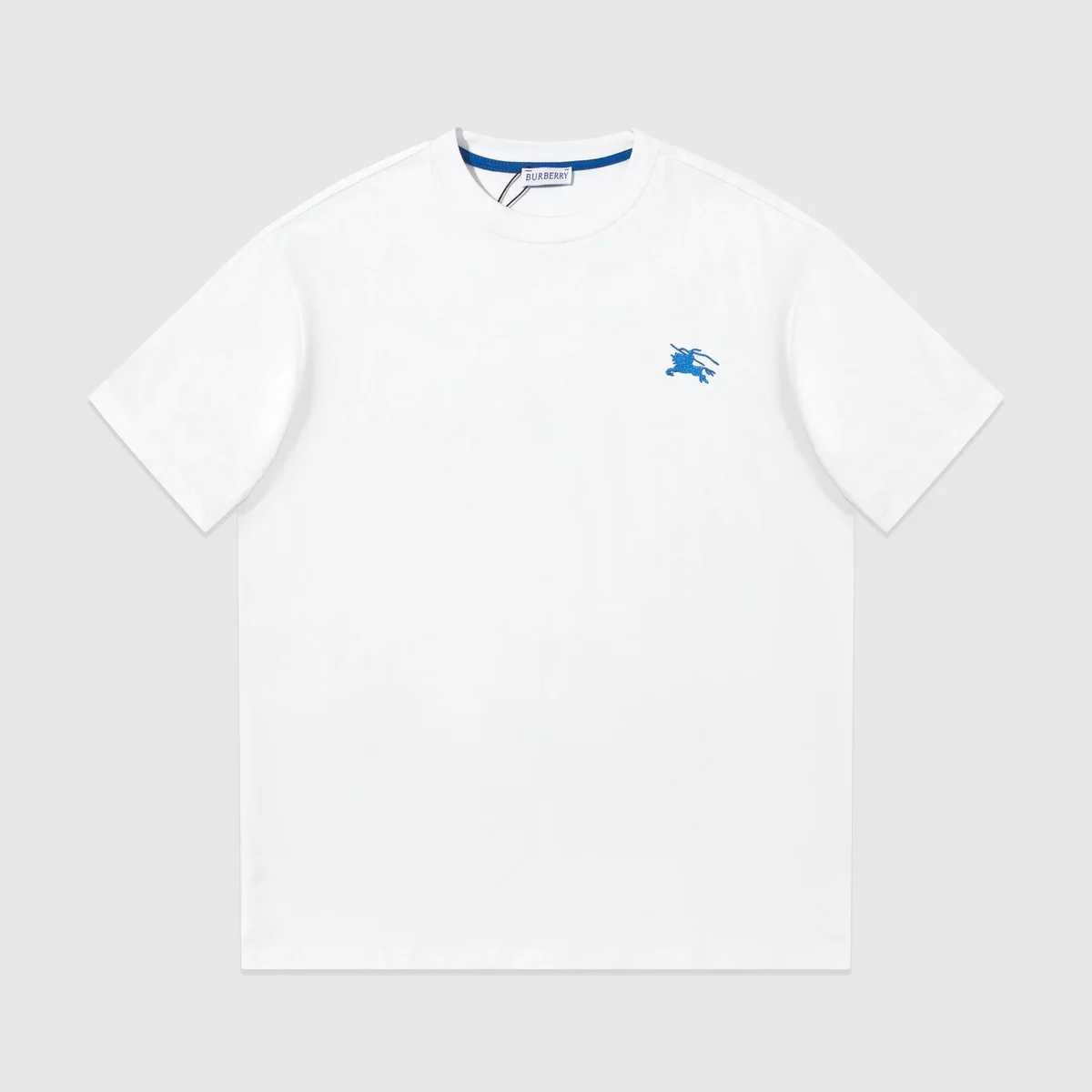 Burberry Burberry White Equestrian Knight T-Shirt White - 1