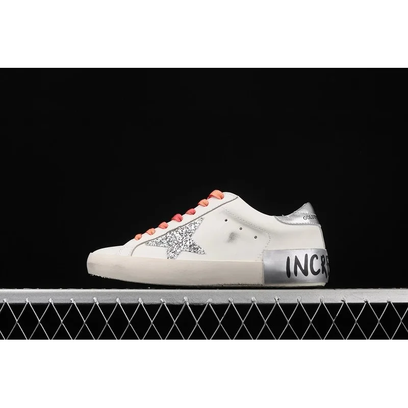 Golden Goose Golden Goose Super-Star White Silver Star Sneakers White - 1