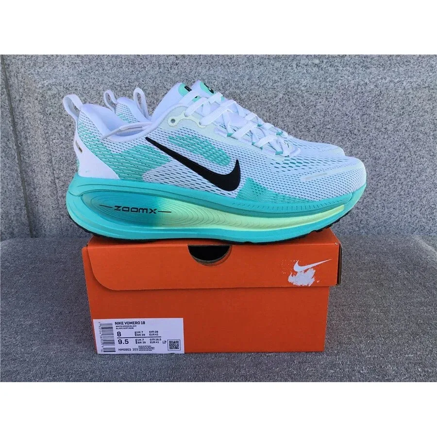 Nike Nike Vomero 18 White/Teal Running Sneaker Multicolor
