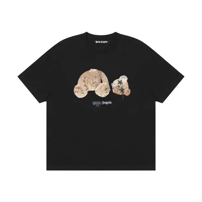 Palm Angels Palm Angels Bear Black T-Shirt Black - 1