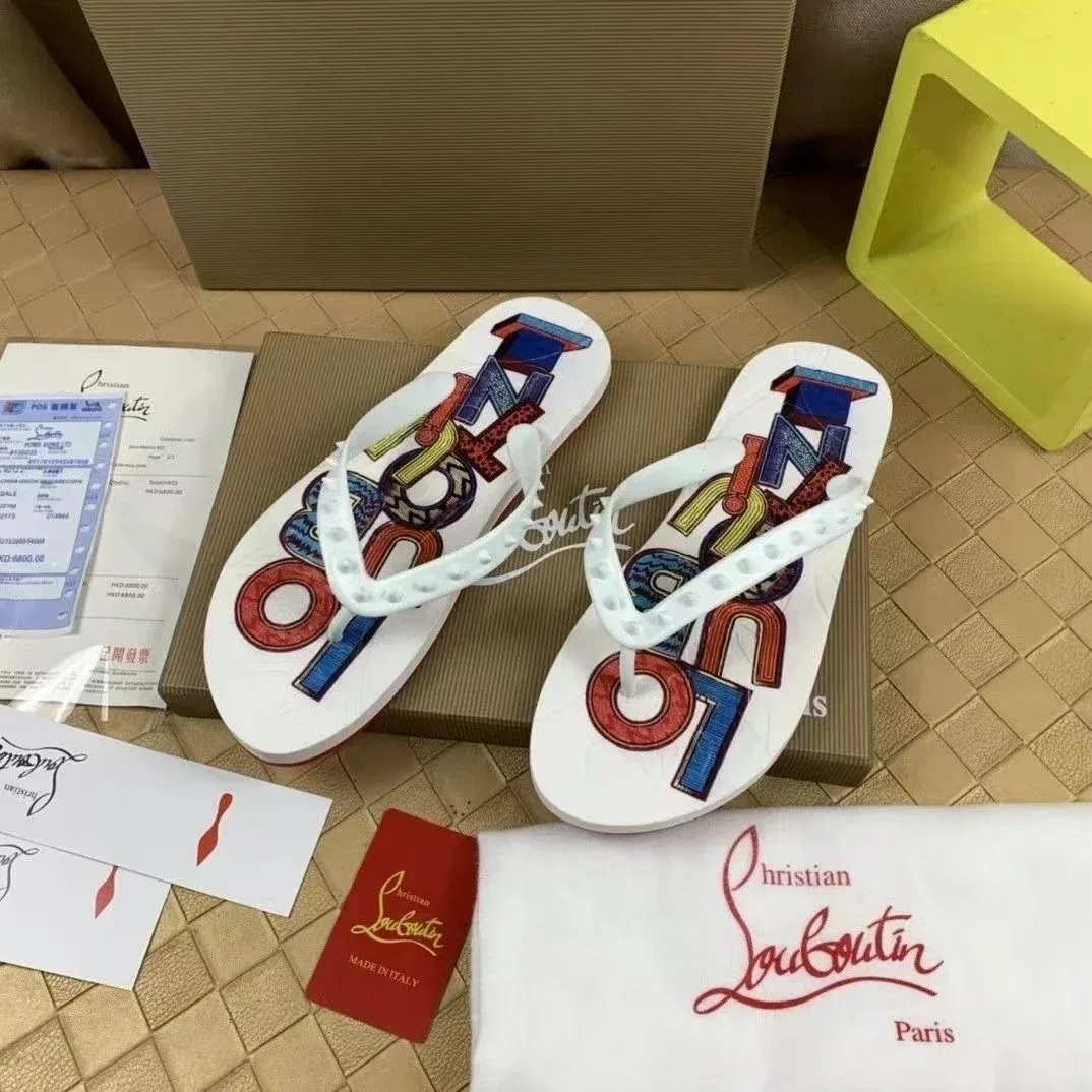 Christian Louboutin Christian Louboutin White Graffiti Sandals White - 1