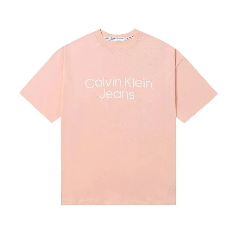 Calvin Klein Calvin Klein Jeans Oversized Logo T-Shirt Peach Pink - 1
