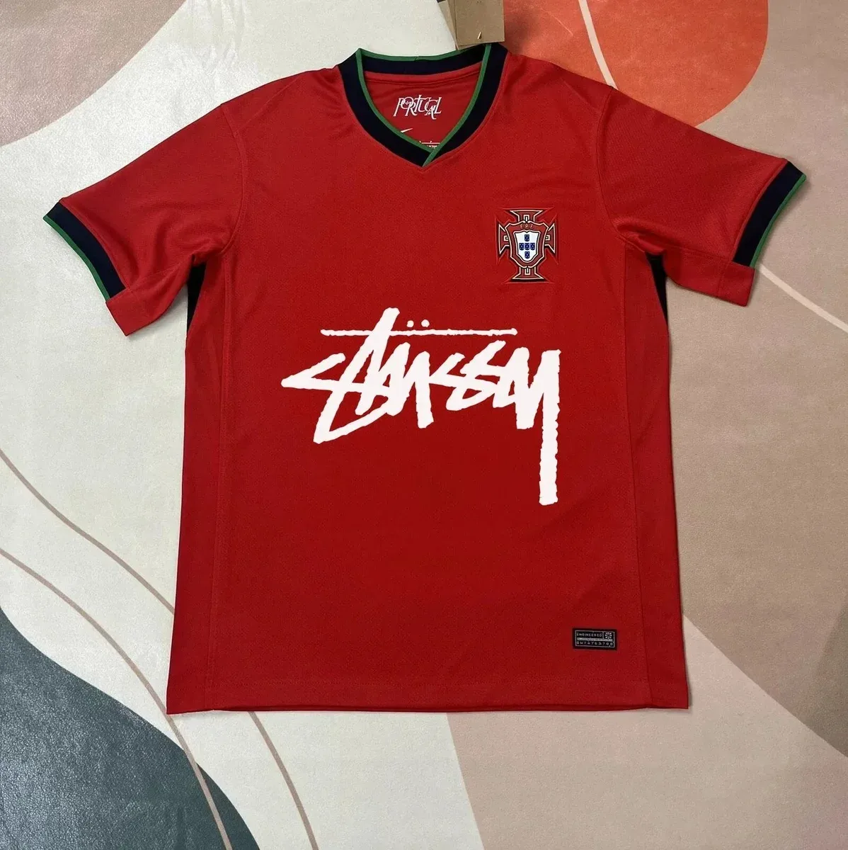 Stussy Stussy Portugal Home Jersey Red Red - 1
